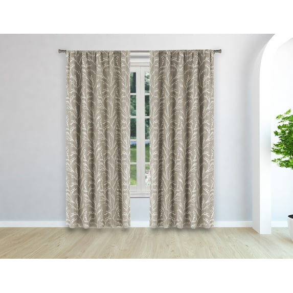 PEYTON Woven Branches Window Curtain