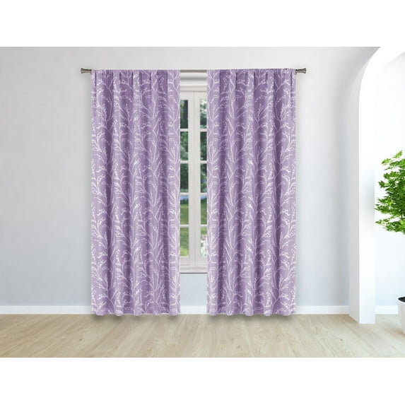 PEYTON Woven Branches Window Curtain