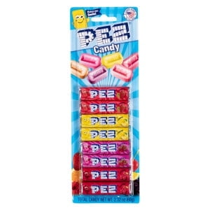 PEZ Candy 8-Pack Assorted Fruit Candy Refills, 1 Count, 2.32 oz
