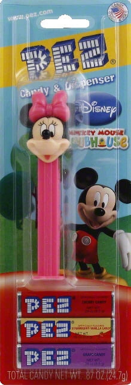 PEZ Candy Favorites Assortment, 1 Candy Dispenser Plus 3 Rolls Assorted Fruit Candy, 1 Count, 0.87 oz