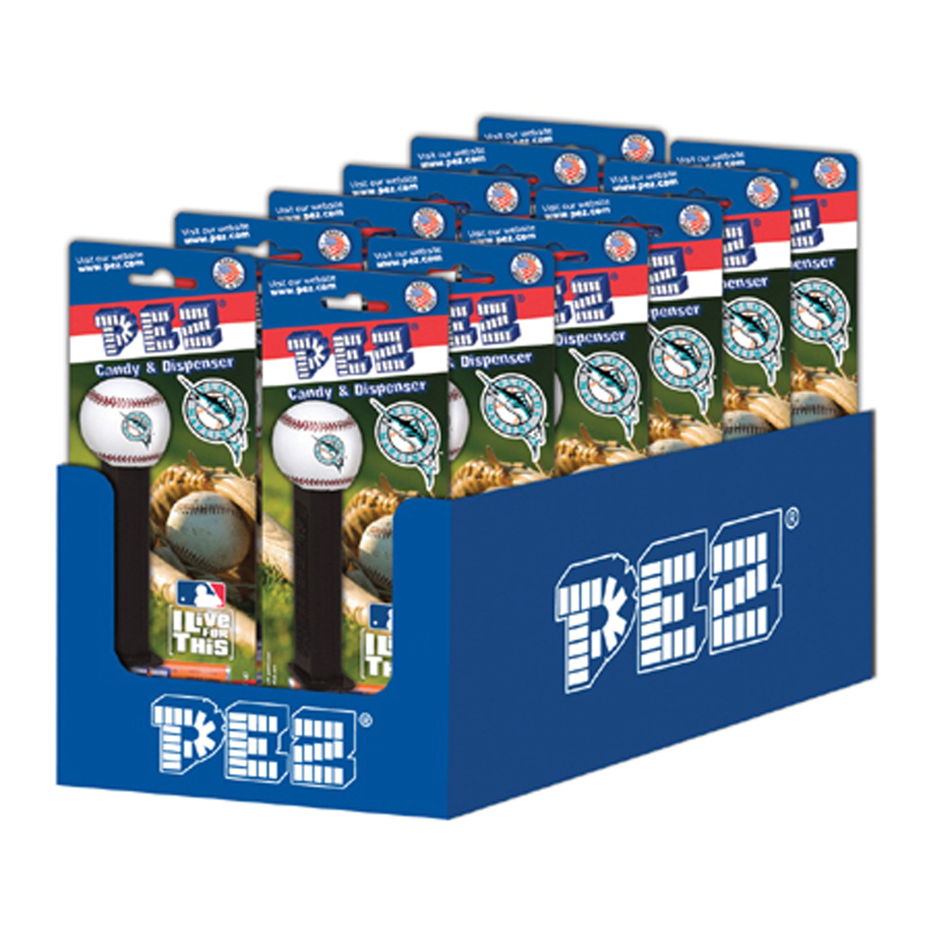 Florida Marlins Baseball PEZ Dispenser & Candy - MLB - PEZ Store