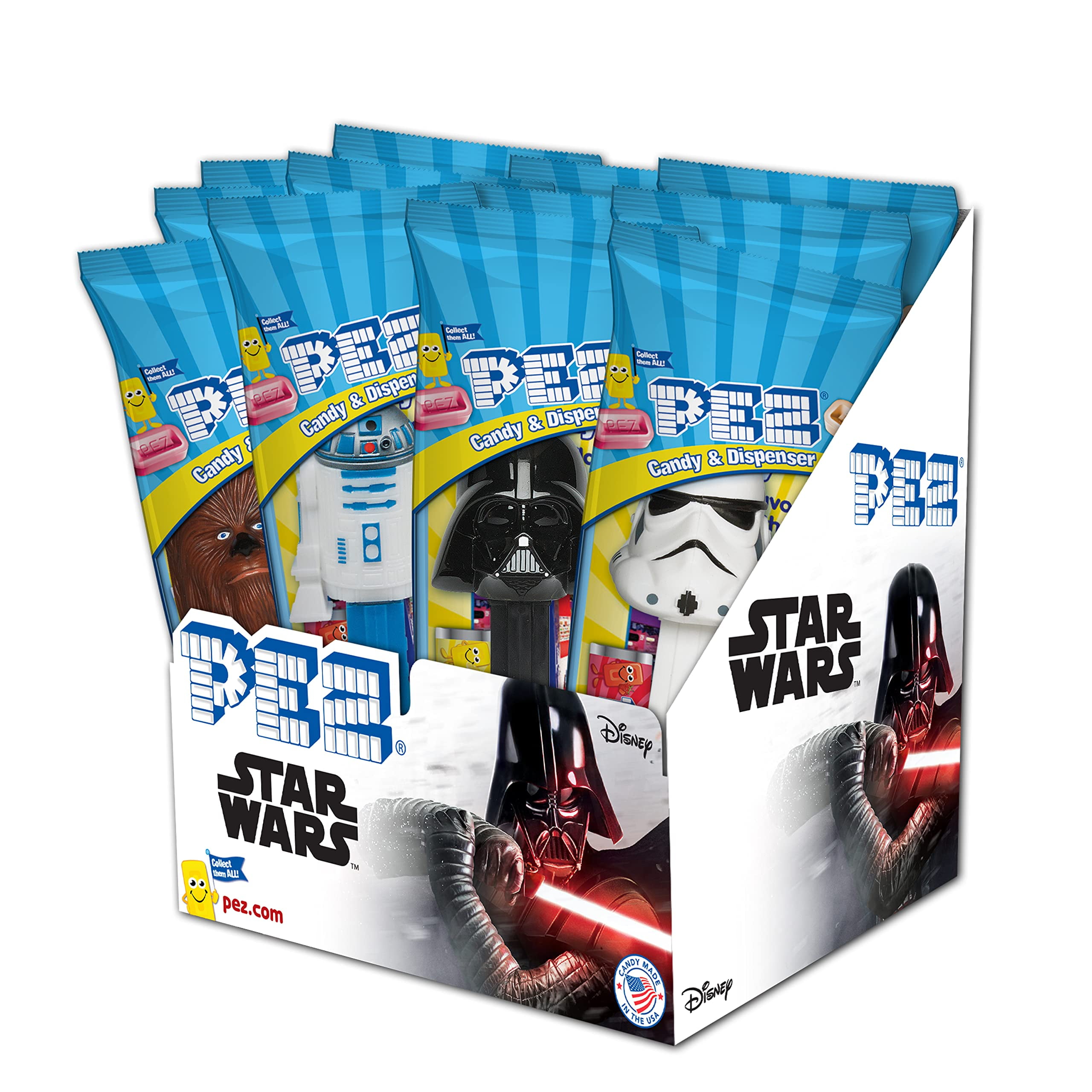 pez star wars mandalorian twin pack candy dispenser