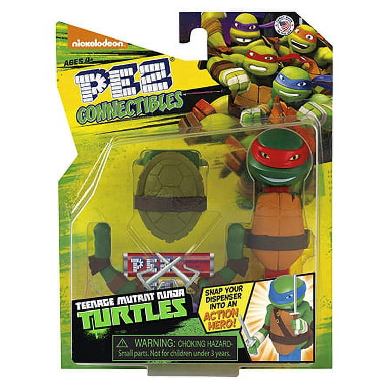 PEZ Candy TMNT Connectibles, 1 Candy Dispensers Plus 3 Rolls