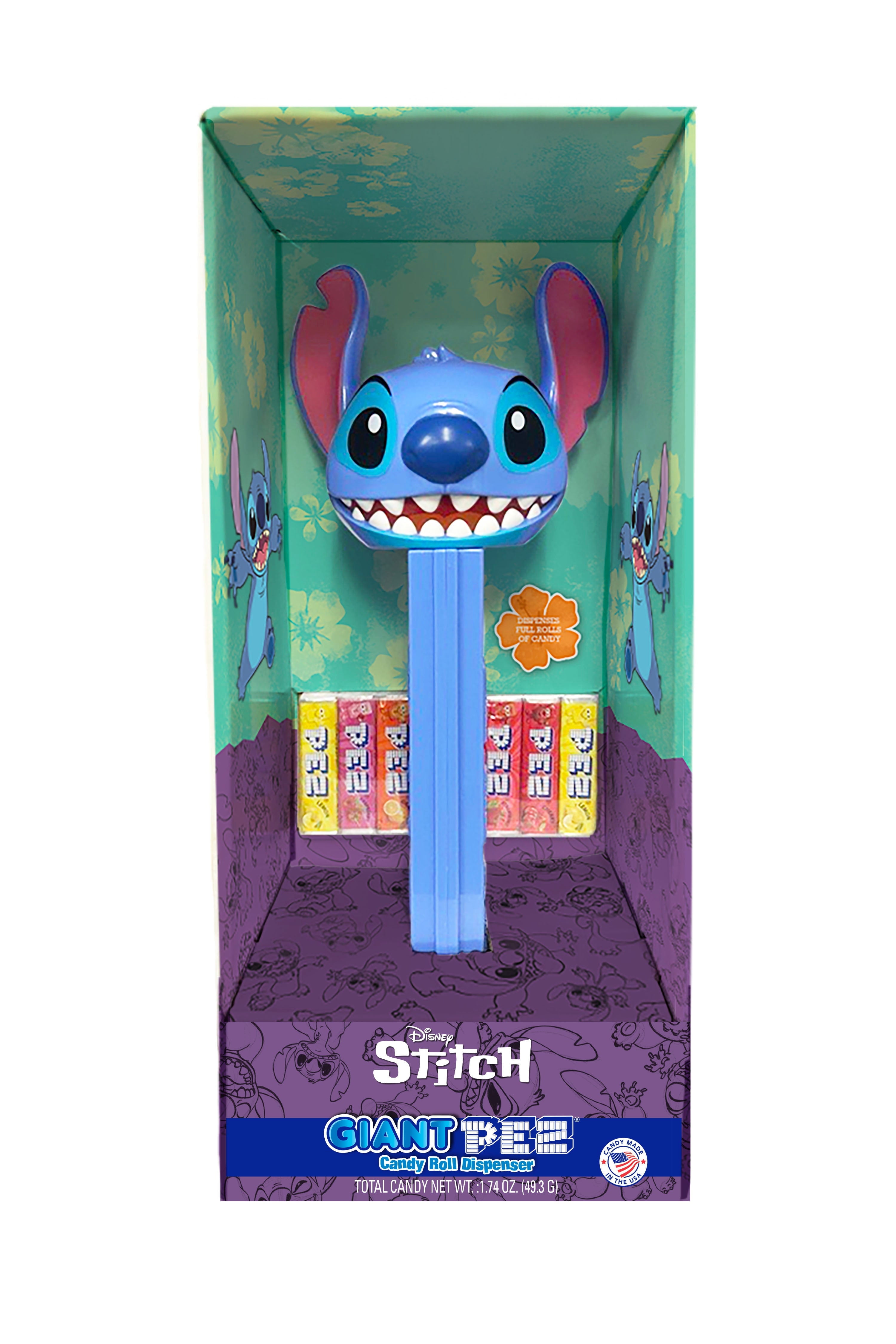 PEZ Giant Disney Stitch Candy Roll Dispenser - Walmart.com