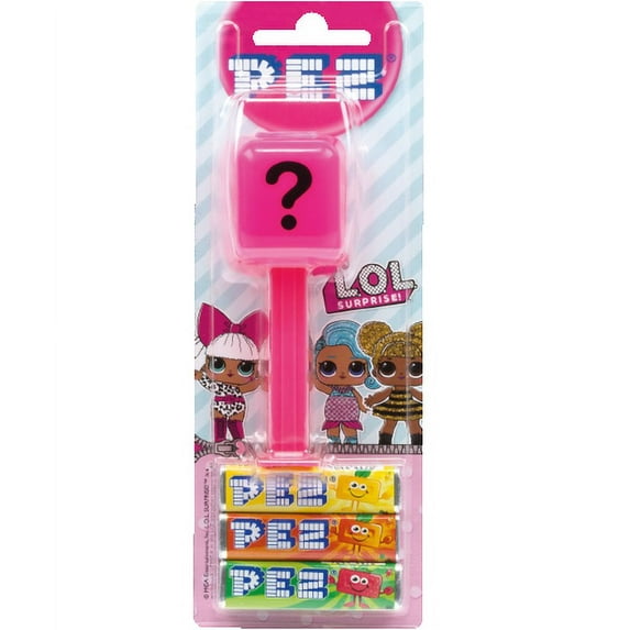 PEZ LOL! Surprise Mystery Candy Dispenser Blister Pack - 6 Count Box