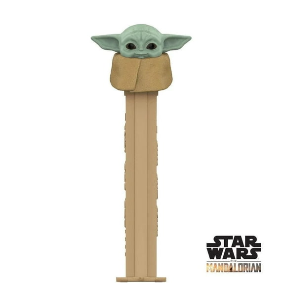 PEZ Mandalorian Star Wars Collectable Candy Dispenser Blister Pack, 0.87 Ounce - The Child (Baby Yoda)