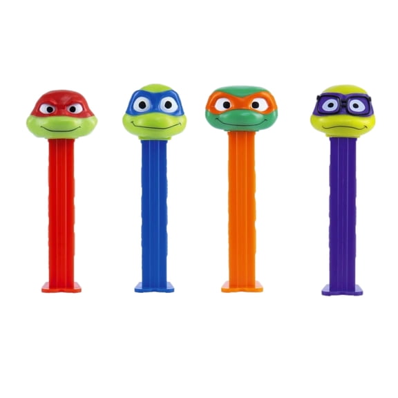 PEZ Ninja Turtles Set | TMNT Michelangelo, Donatello, Leonardo, And Raphael Candy Dispenser Set | TMNT Party Favor, Grab Bags