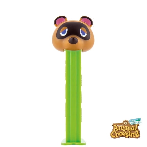 PEZ Candy Dispenser Nintendo Animal Crossing Collection Tom Nook Blister Pack, 0.87 Ounce