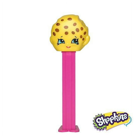 PEZ Shopkins Collectable Candy Dispenser Blister Pack - Ultra-Rare Kooky Cookie