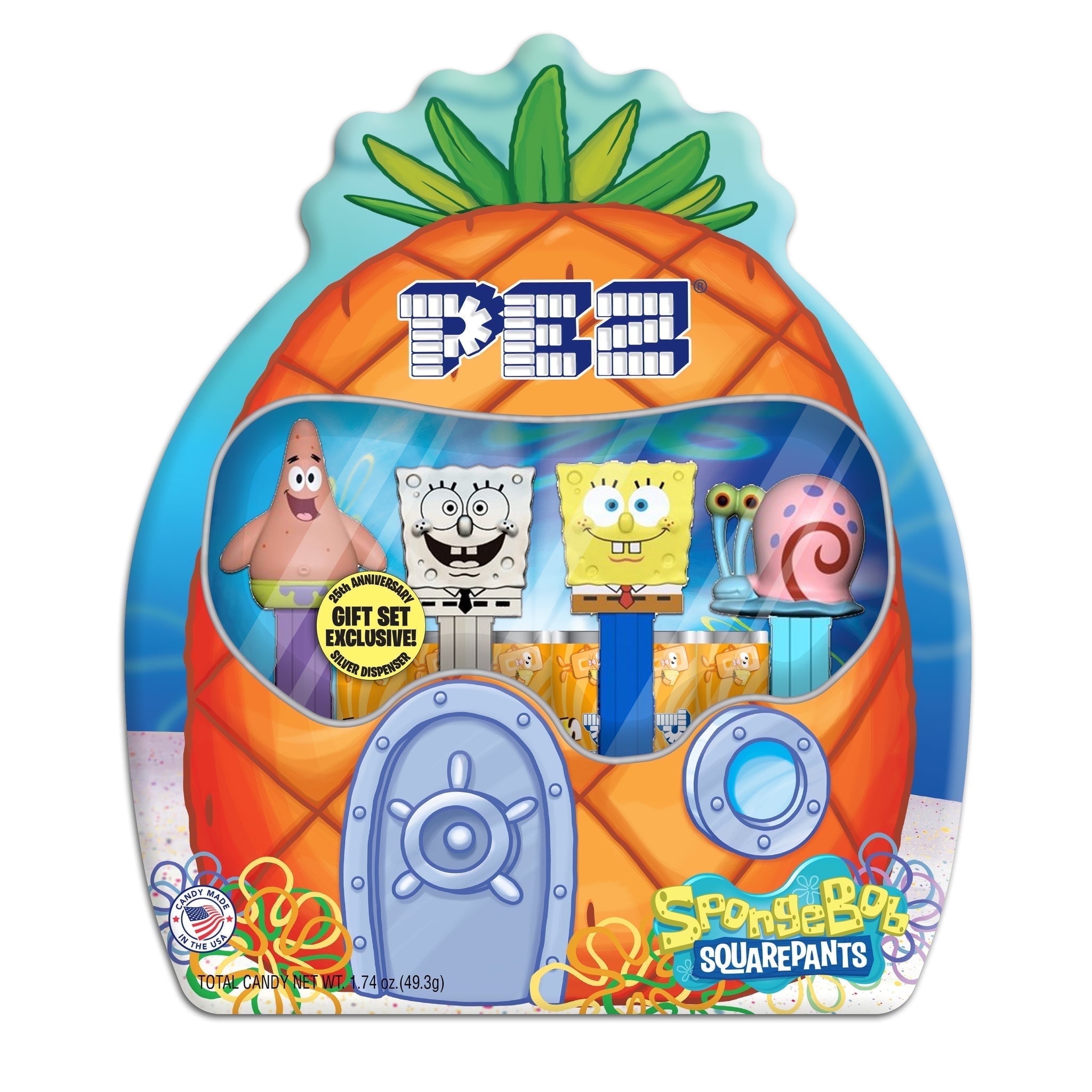 PEZ Spongebob Gift Set Four Dispensers And Six Candy Refills In Collectible Tin: Buying Advice That Holds Up