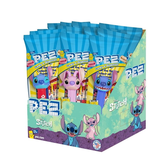 PEZ Stitch PEZ Party Pack, 12 Pack - Each Individually Wrapped, 6.96 oz.