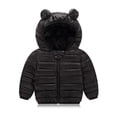 thumbnail image 1 of PEZHADA Fashion Kids Coat Boys Girls Thick Coat Padded Winter Jacket Clothes Down Jacket Black, 1 of 3