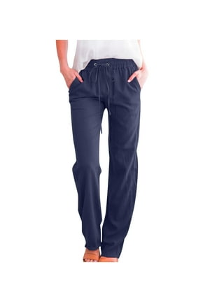 Summer Loose Cotton Linen Pants Women Casual Trousers K0461, FantasyLinen