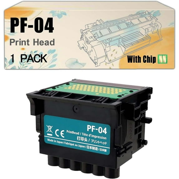 PF-04 PF04 Printhead Compatible Replacement for Canon IPF650 IPF655 IPF671 IPF680 IPF681 IPF685 IPF686 IPF750 IPF755 IPF760 IPF765 IPF771 IPF780 IPF780 IPF781 IPF785 IPF785 IPF786 2 pcs