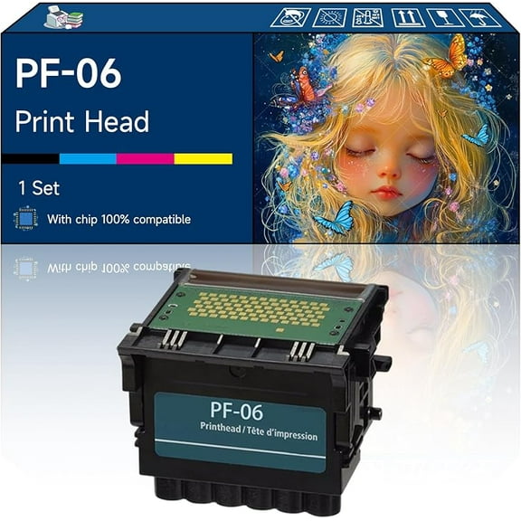 PF-06 Print Head Compatible with Canon imagePROGRAF TM-240 TM-240MFPLm24 TM-340 Printers
