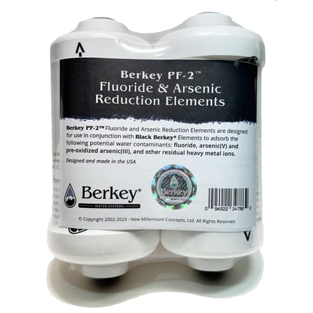 PF-2 Berkey Fluoride and Arsenic Water Filters