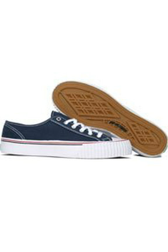PF-FLYERS MC1002NV: Classic Center Lo NAVY/White Canvas Sneakers Men/Women NEW