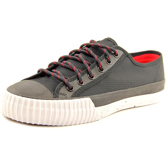 PF Flyers Center Lo Men  Round Toe Canvas Black Sneakers