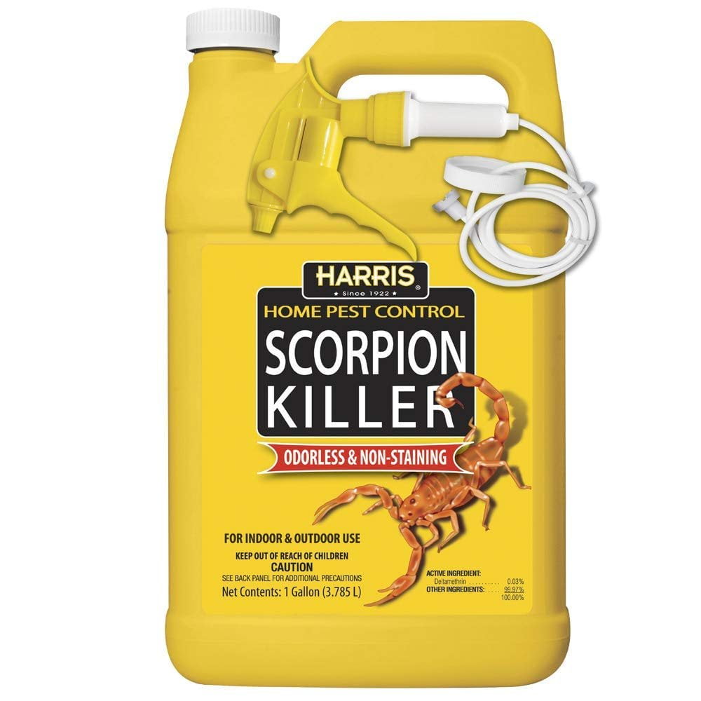 HARRIS PRODUCTS GROUP Harris Scorpion and Crawling Insect Killer Spray, Odorless and Non-Staining, Ready to Use, 1 gal.