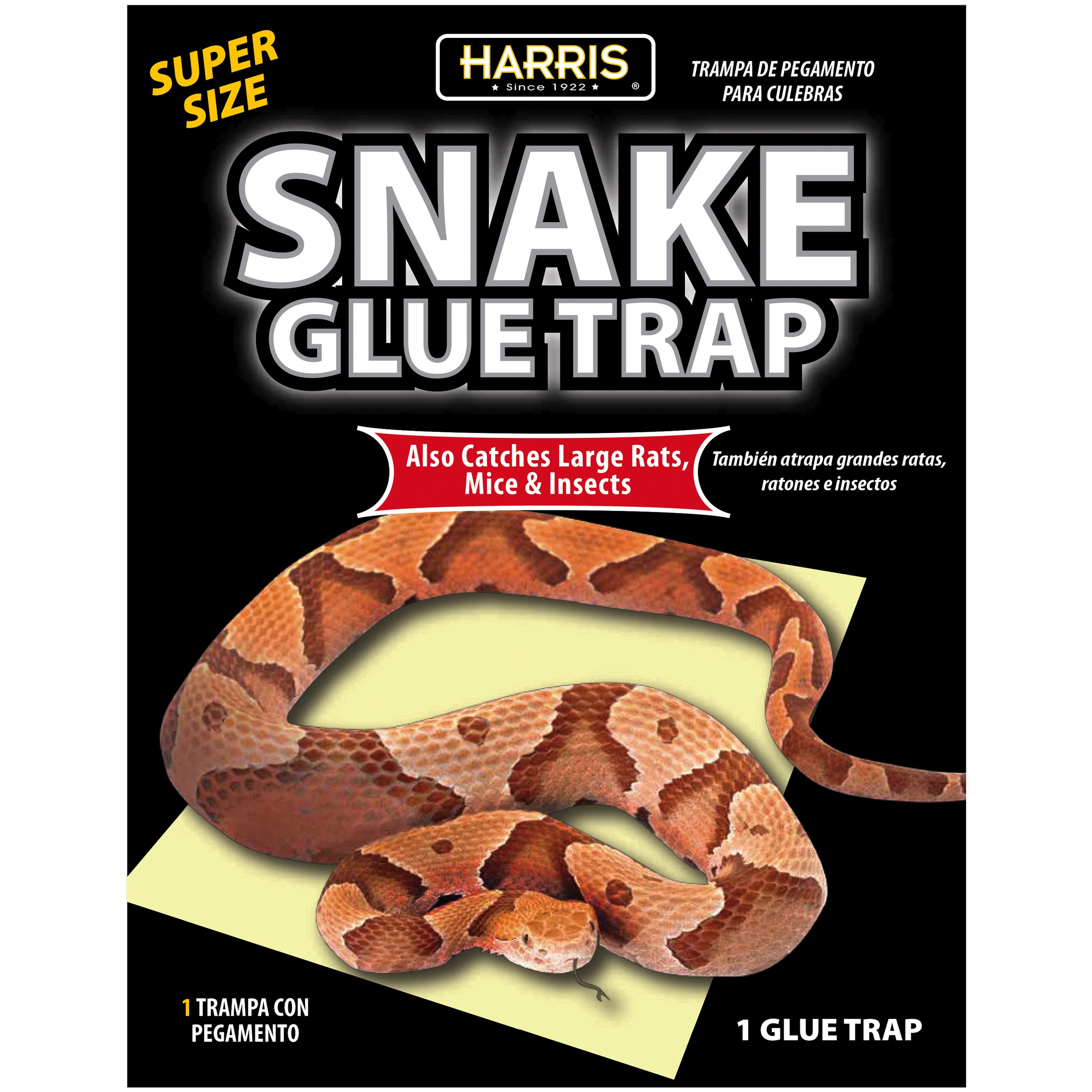 PF Harris Super Size Snake Glue Trap, 1 Pack