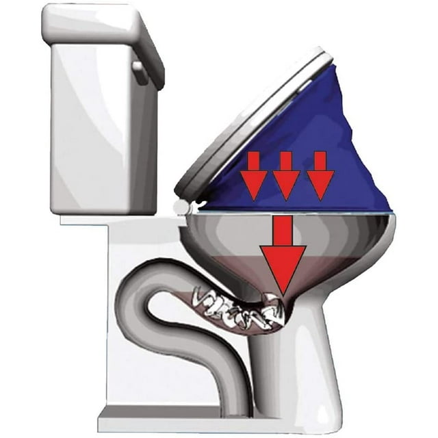 PF PF0501 PlungeMAX No Mess Sanitary Toilet Plunger