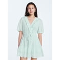 thumbnail image 1 of Free Assembly Women's Tiered Ruffle Mini Dress with Short Puff Sleeves, Sizes XS-XXL, 1 of 5