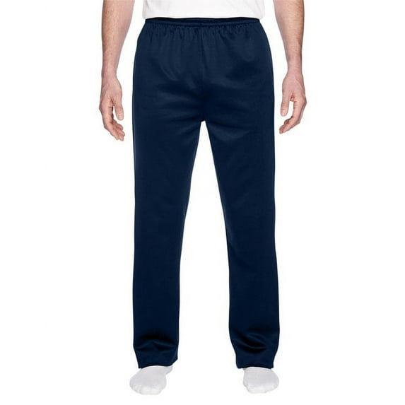 PF974MP Jerzees Mens Warm Up Pants 6 oz. Sport Tech Fleece Pant