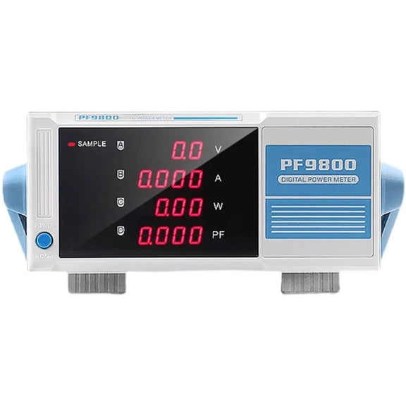 PF9800 Intelligent Power Meter, Power Meter 600V 20A Wattmeter, Intelligence Power Analyzer For V/A/W/PF ,Efficient Heat Dissipation