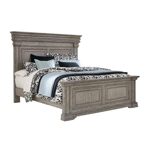Madison Ridge Wood California King Bed in Heritage Brown by Pulaski Furniture