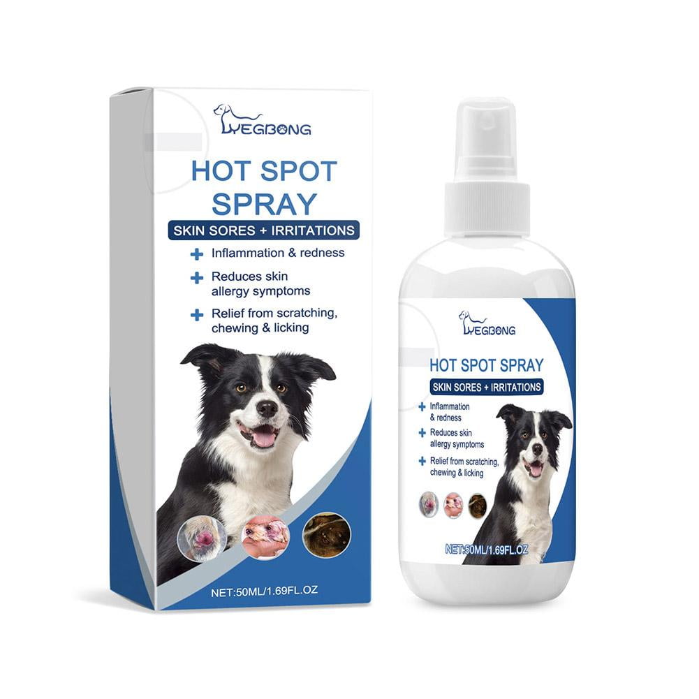 PFDDRW 1 bottle of pet fur antibacterial spray skin itching infection redness anti-inflammatory antibacterial agent(50ml)
