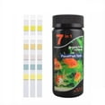PFDDRW 100/50X Aquarium Test Strips Fish Tank 7IN1 PH Water SET Strips Test (as shown)