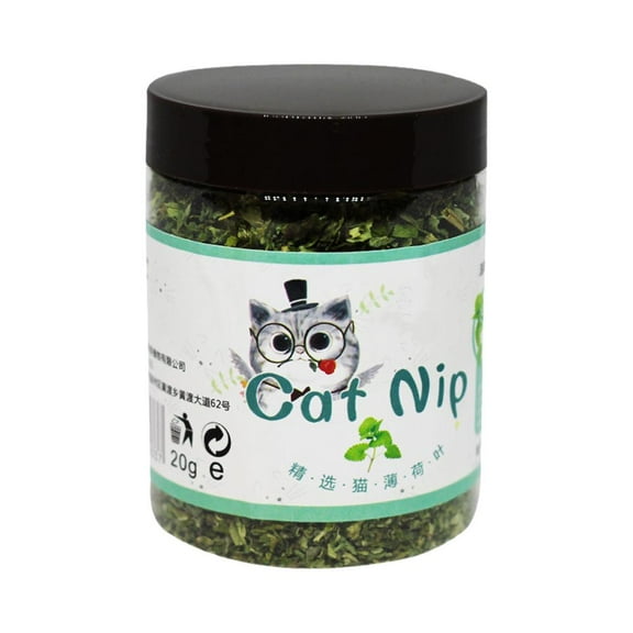 PFDDRW 20g Natural High Quality Catnip Cattle Grass Mint Taste Cat Toy FVC Funny (280ml)