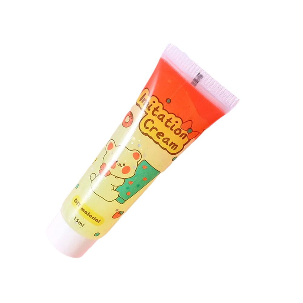 PFDDRW Diy Cream Glue DIY Simulation Transparents Fluorescent Crystal