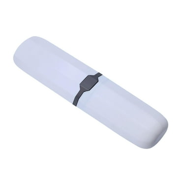 PFDDRW Portable Travel Camping Toothpaste Toothbrush Holder Cover Cases Storage BoX UK (white)