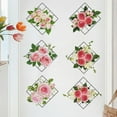 thumbnail image 1 of PFDDRW Self-adhesive 3D Wall Flower Decorative Painting PVC Decals DIY Stickers D614 (rose), 1 of 6