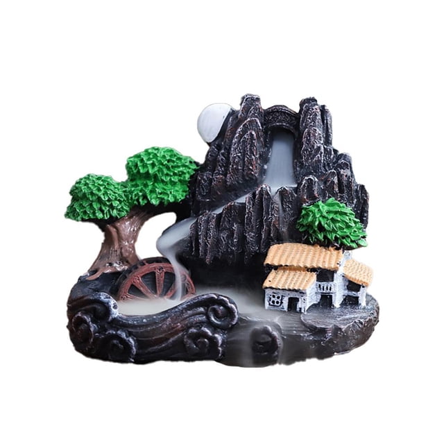 Waterfall Incense Burner, Bathing Women Incense Cone Holder