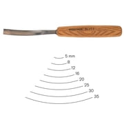 Pfeil Swiss Made #5 Sweep Bent Gouge 25Mm