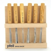 PFEIL Swiss Made Intermediate Size Carving Tools Set of 6