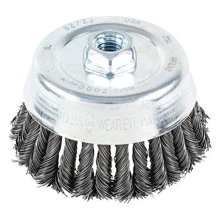 PFERD 82723 Combi Knot Cup,.023CS Wire, 5"