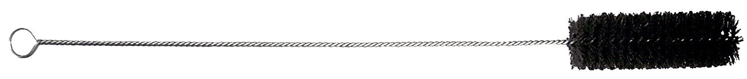 PFERD 89437 Straight Face Radiator Hand Tube Brush, Black Horsehair, 2-1/4' Diameter, 30' OAL