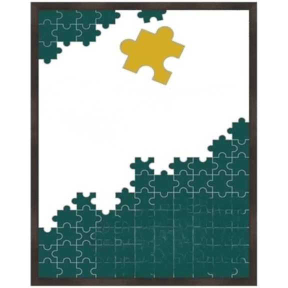 PFF 19.25x26.625 Inch - Premium 1.25" Espresso Profile - Picture Frame for Artwork, Puzzles, Photos, Certificates$$Home Decor, Kitchen, & Other