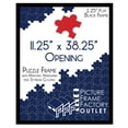 thumbnail image 1 of PFF PictureFrameFactoryOutlet - 11.25x38.25 Inch - Premium 1.25" Black Profile - Picture Frame for Artwork, Puzzles, Photos, Certificates, 1 of 5