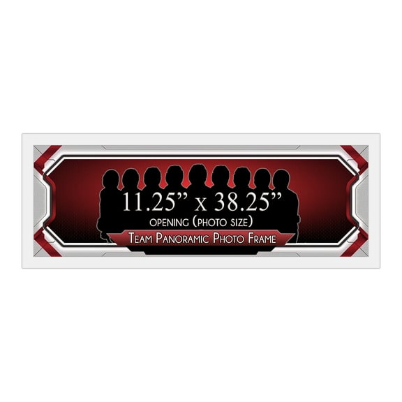 PFF PictureFrameFactoryOutlet - 11.25x38.25 Inch - Premium 1.25" White Profile - Picture Frame for Artwork, Puzzles, Photos, Certificates