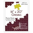 thumbnail image 1 of PFF PictureFrameFactoryOutlet - 16x20 Inch - Premium 1.25" White Profile - Picture Frame for Artwork, Puzzles, Photos, Certificates, 1 of 5