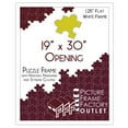 thumbnail image 1 of PFF PictureFrameFactoryOutlet - 19x30 Inch - Premium 1.25" White Profile - Picture Frame for Artwork, Puzzles, Photos, Certificates, 1 of 5
