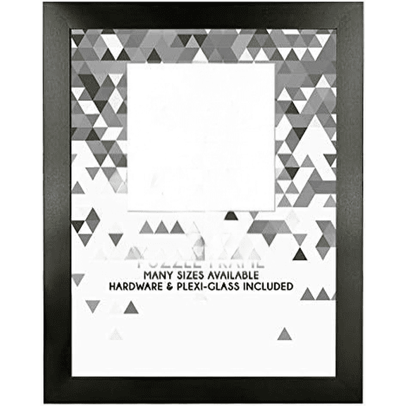 PFFO 19.6x29.5 Puzzle Frame for Jigsaw Puzzle Wall Decor, Black Picture Frame for Modern or Traditional Home$$Home Decor, Kitchen, & Other