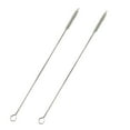 thumbnail image 1 of PFFRIZ 2 Pcs Reusable Stainless Steel Drinking Straws Cleaning Brush Clearance(White), 1 of 2