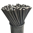thumbnail image 1 of PFFRIZ 25PCS Disposable Paper Straws Drink Straws Party Dessert Decoration Clearance(Black), 1 of 1