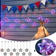 thumbnail image 1 of PFFRIZ Memorial Day Table cloth 10 Hang Independence Day Decorative Party Supplies USA Flag Party Decoration Props Red White Blue Stars, 1 of 9