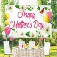 thumbnail image 1 of PFFRIZ Mothers Day Decorations Banner, 70" x 35" Happy Mother's Day Flowers Backdrop for Indoor Outdoor Garden,Yard Decorations(1pc), 1 of 5